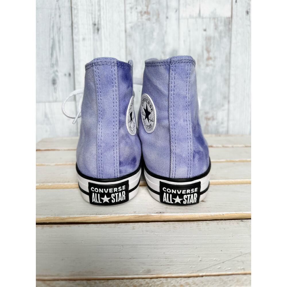 Converse Chuck Taylor All Star Hi Top Unisex Sneakers Ultra Violet/Tie Dye Sz 5 - Picture 5 of 9